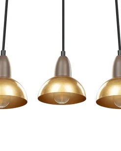 Lampadario CASTALY Metallo Ottone