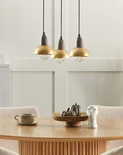 Lampadario CASTALY Metallo Ottone