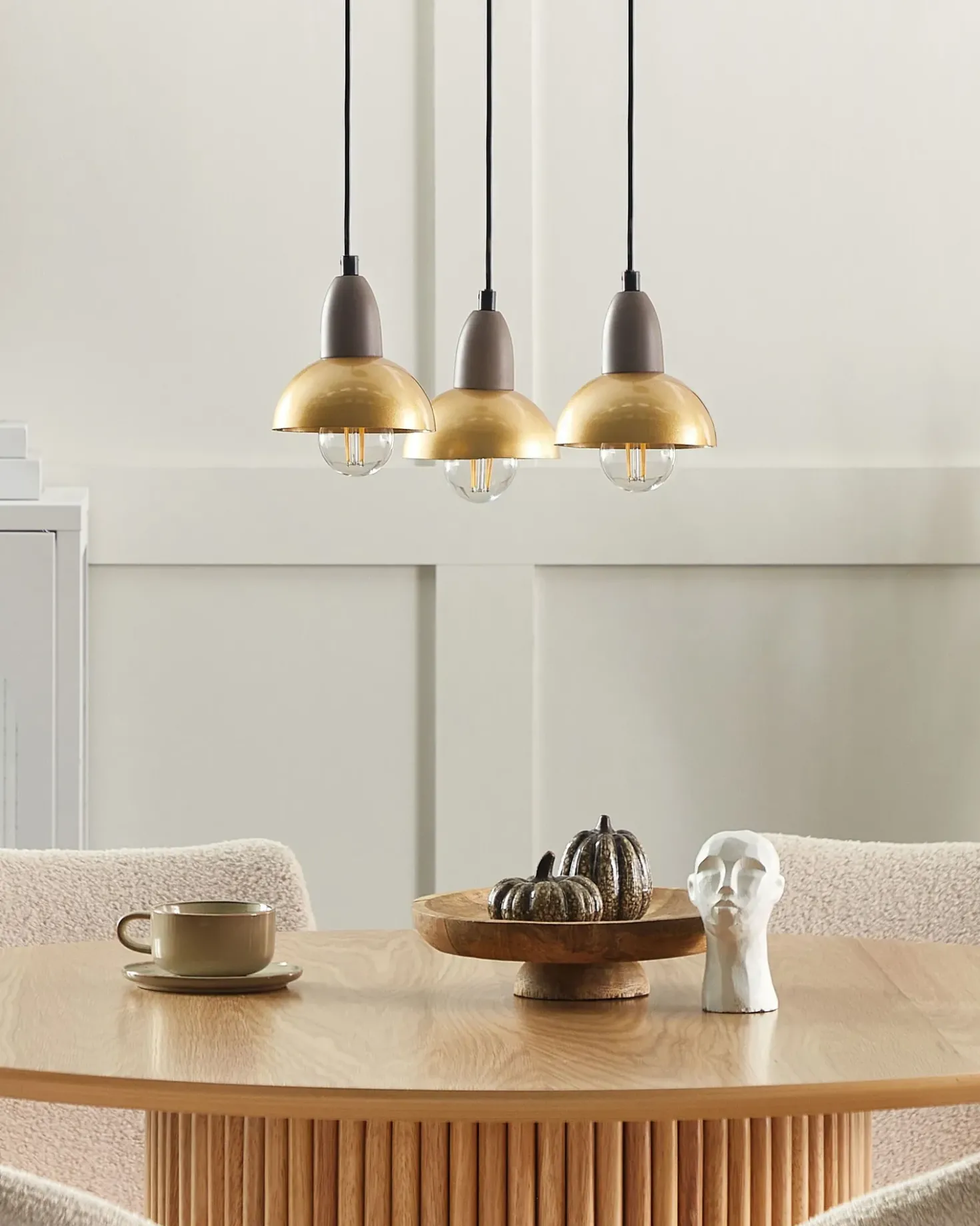 Lampadario CASTALY Metallo Ottone