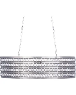 Lampadario CAVONE Cristallo Argento