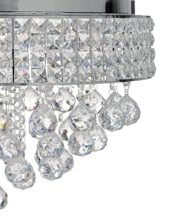 Lampadario CEDEIRA Cristallo Argento