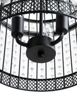 Lampadario CELON Metallo Nero