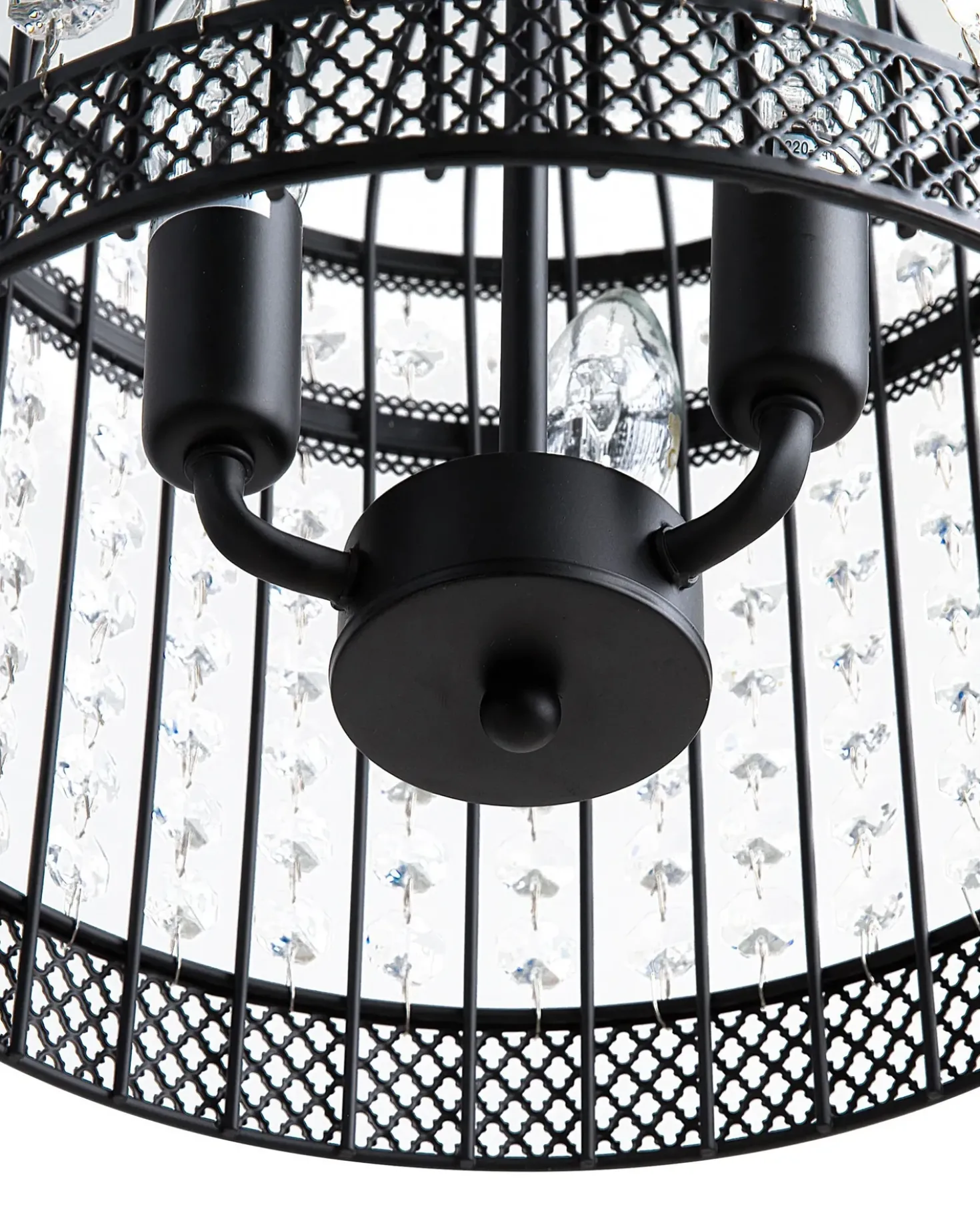 Lampadario CELON Metallo Nero