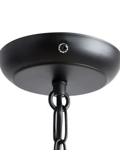 Lampadario CELON Metallo Nero