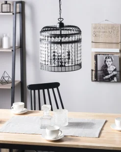 Lampadario CELON Metallo Nero