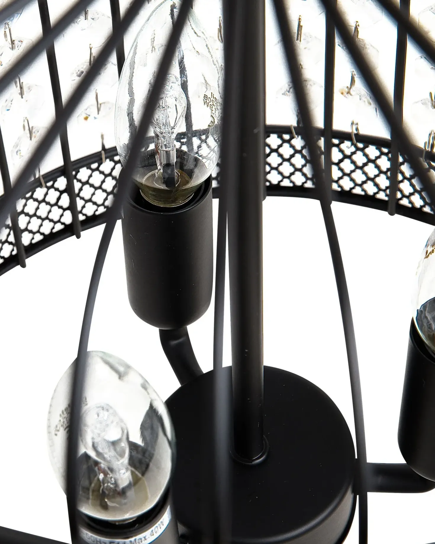 Lampadario CELON Metallo Nero