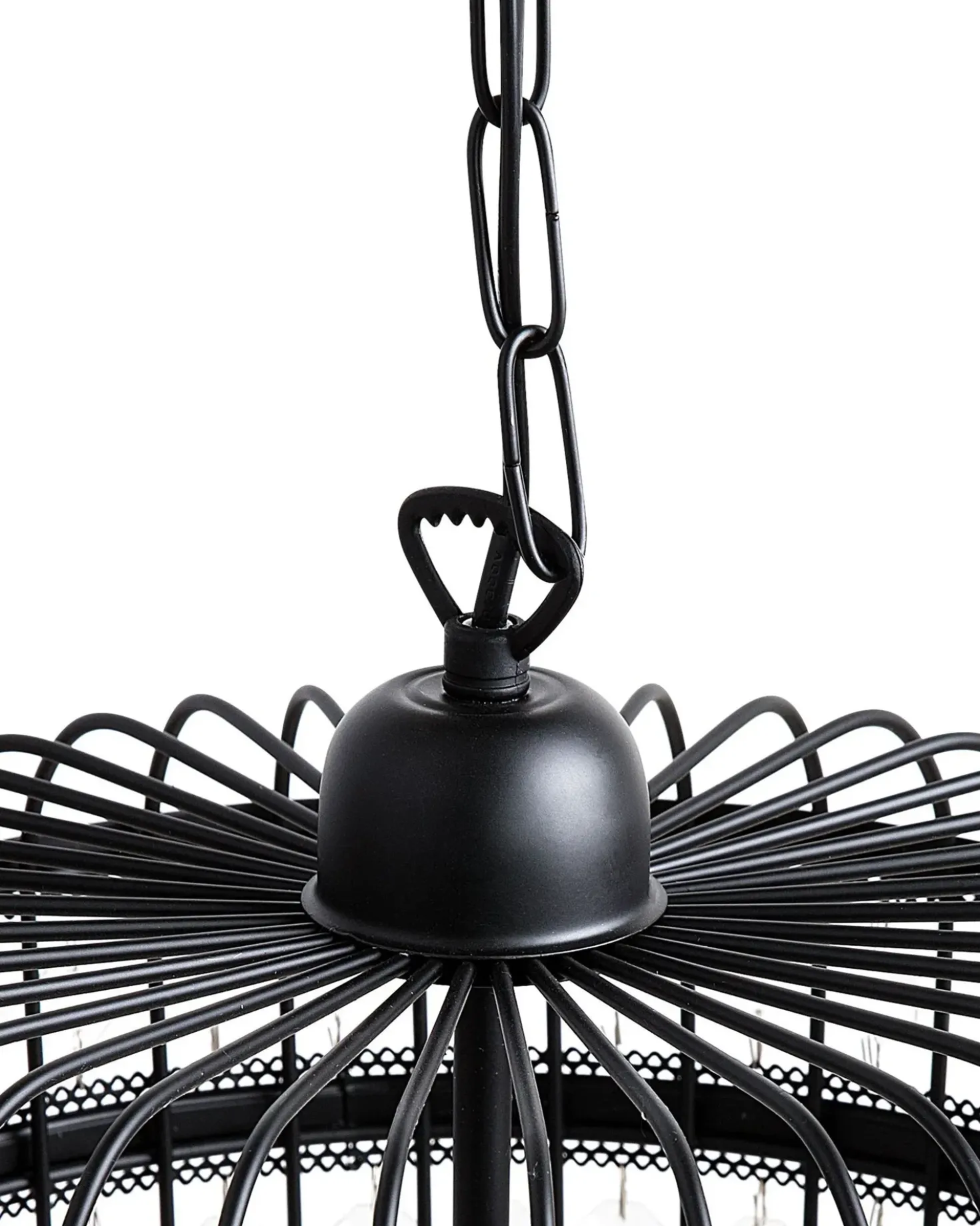 Lampadario CELON Metallo Nero