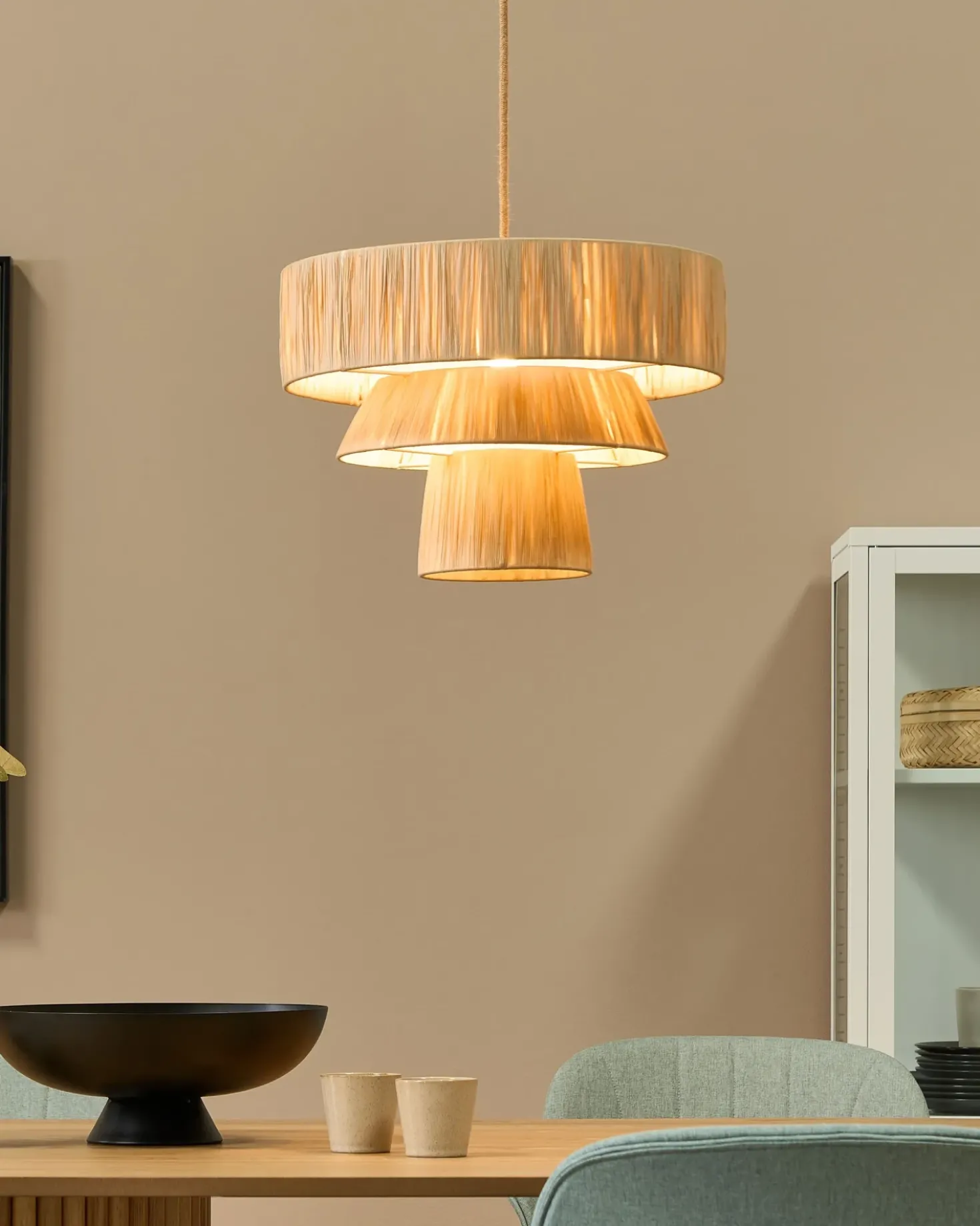 Lampadario CHAMBO Carta Naturale