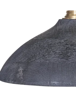 Lampadario CHEYYAR Legno di mango Nero