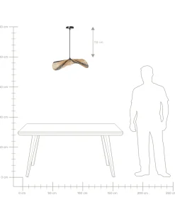 Lampadario CIBUCO Iuta Naturale
