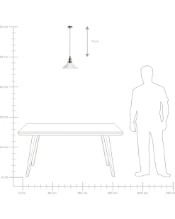 Lampadario COLORADO Vetro Trasparente