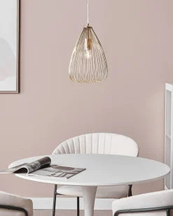 Lampadario CONCA Metallo Oro