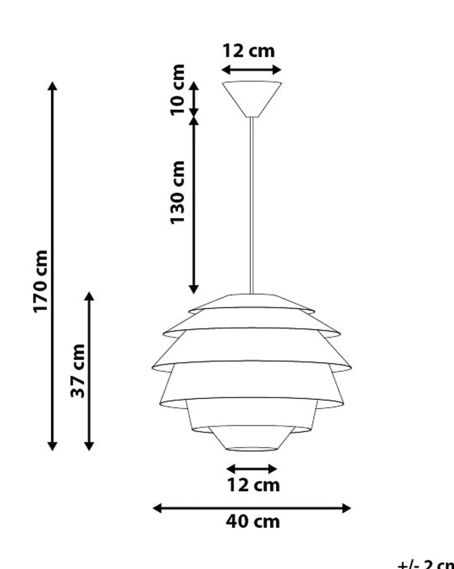 Lampadario CONGO Bianco