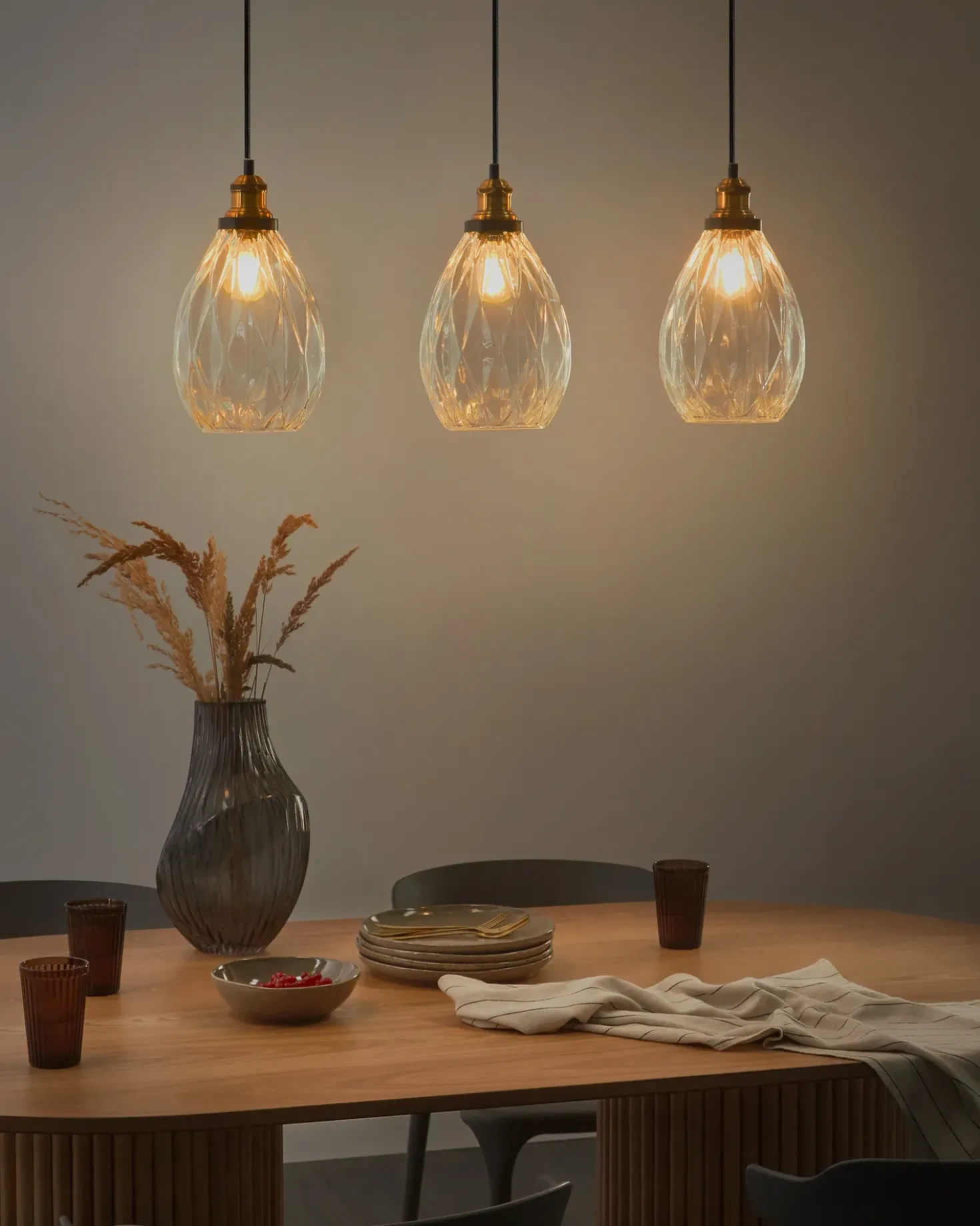 Lampadario COOSA Vetro Trasparente