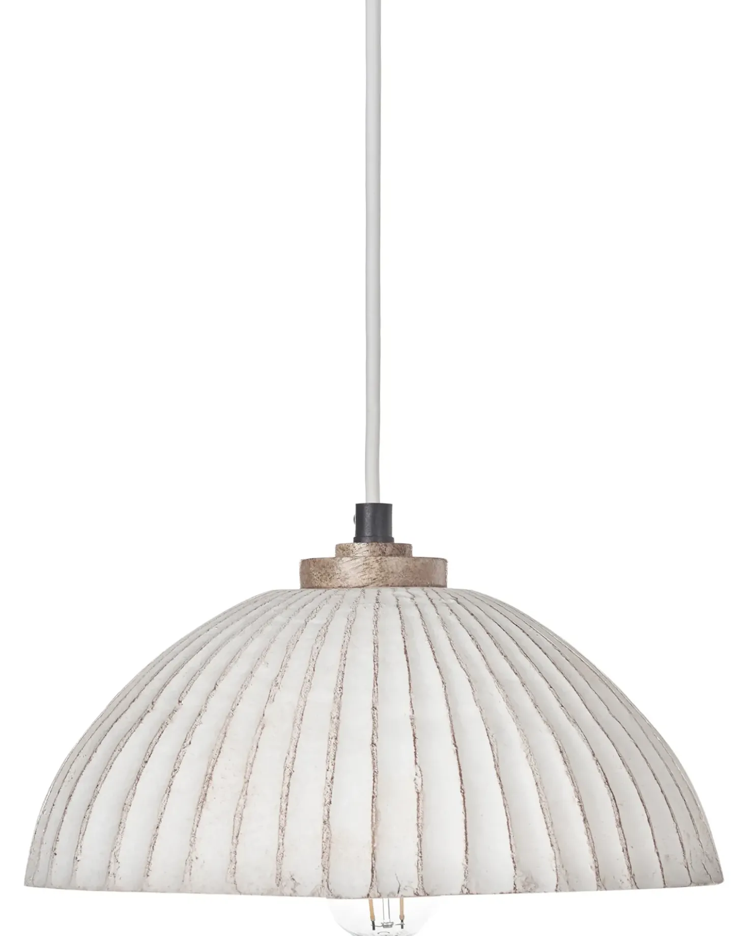 Lampadario COTTICA Cartapesta Bianco