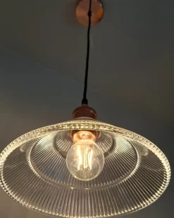 Lampadario CURONE Vetro Rame