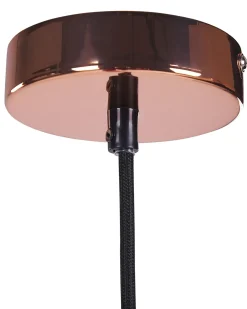 Lampadario CURONE Vetro Rame