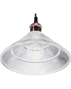Lampadario CURONE Vetro Rame