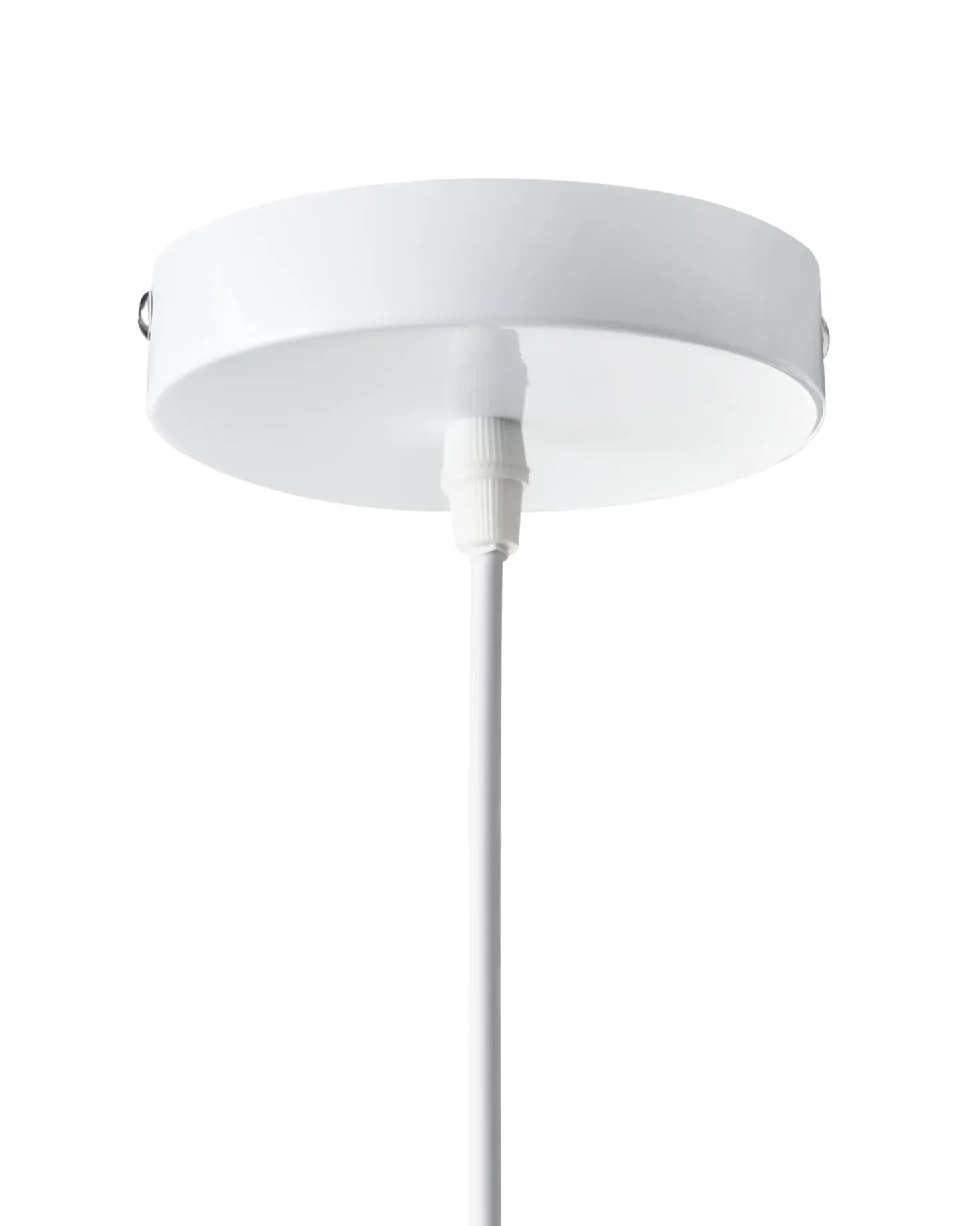 Lampadario DEBONS Finta seta Bianco
