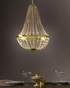 Lampadario DIAMANTE Metallo Oro