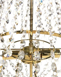 Lampadario DIAMANTE Metallo Oro
