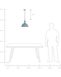 Lampadario DIDESSA Metallo Blu