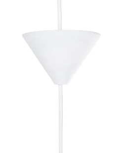 Lampadario DRAVA Piume Bianco