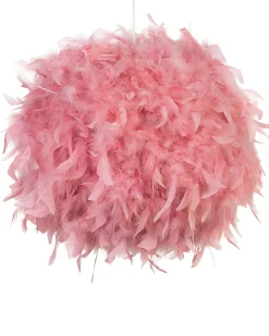 Lampadario DRAVA Piume Rosa
