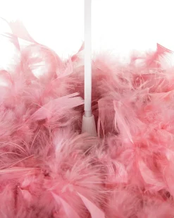 Lampadario DRAVA Piume Rosa