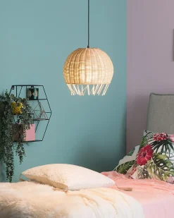 Lampadario DRINO Rattan Marrone chiaro
