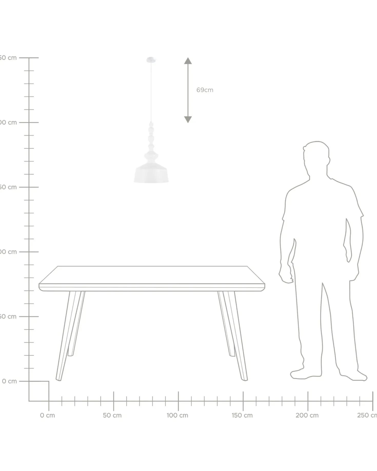 Lampadario DRIVA Metallo Bianco