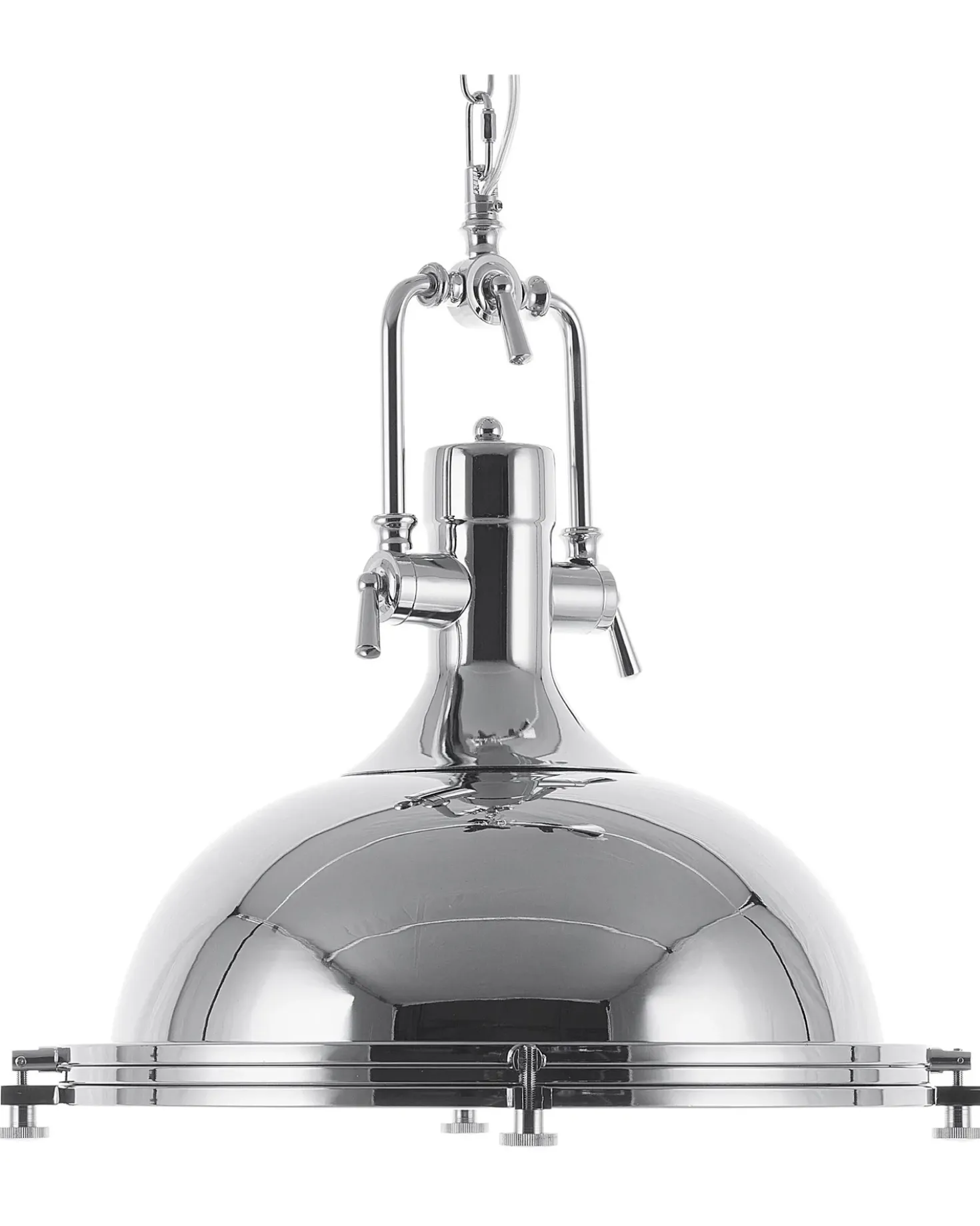 Lampadario EBRON Metallo Argento