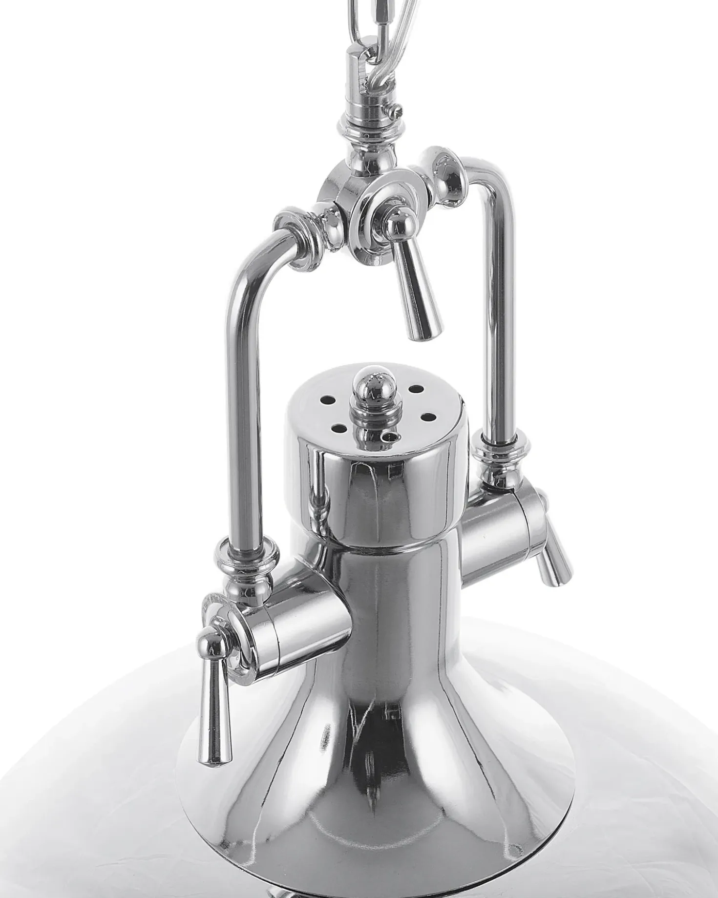 Lampadario EBRON Metallo Argento