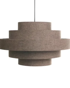Lampadario EREBATO Lino Marrone