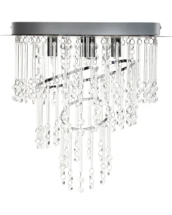 Lampadario ESMELLE L Cristallo Argento