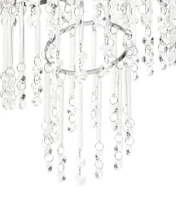 Lampadario ESMELLE L Cristallo Argento