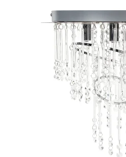 Lampadario ESMELLE L Cristallo Argento