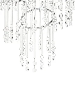 Lampadario ESMELLE S Cristallo Argento