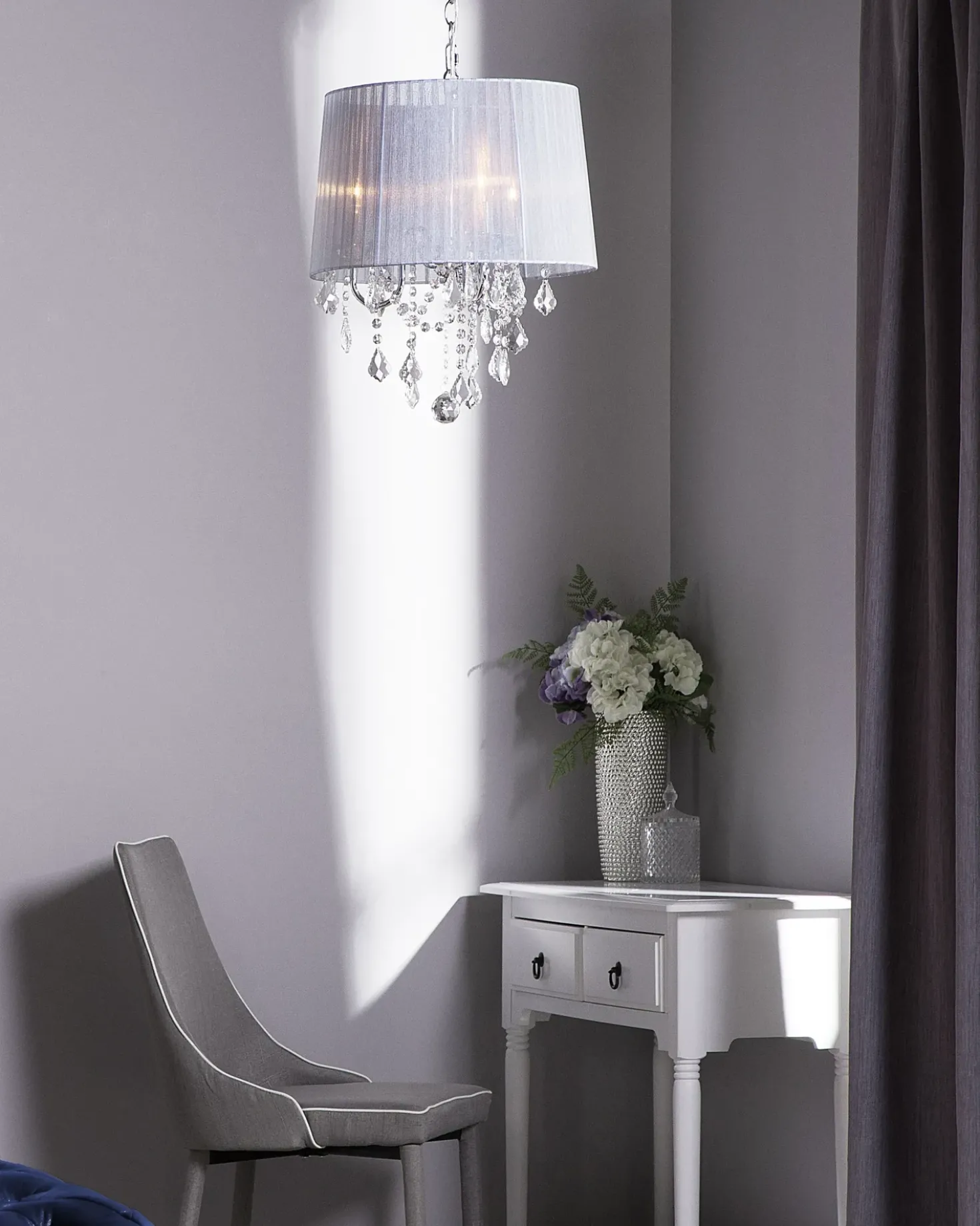 Lampadario EVANS Bianco