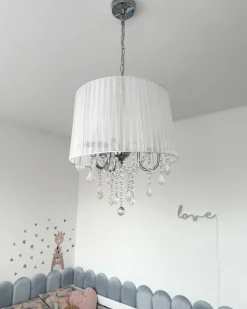 Lampadario EVANS Bianco