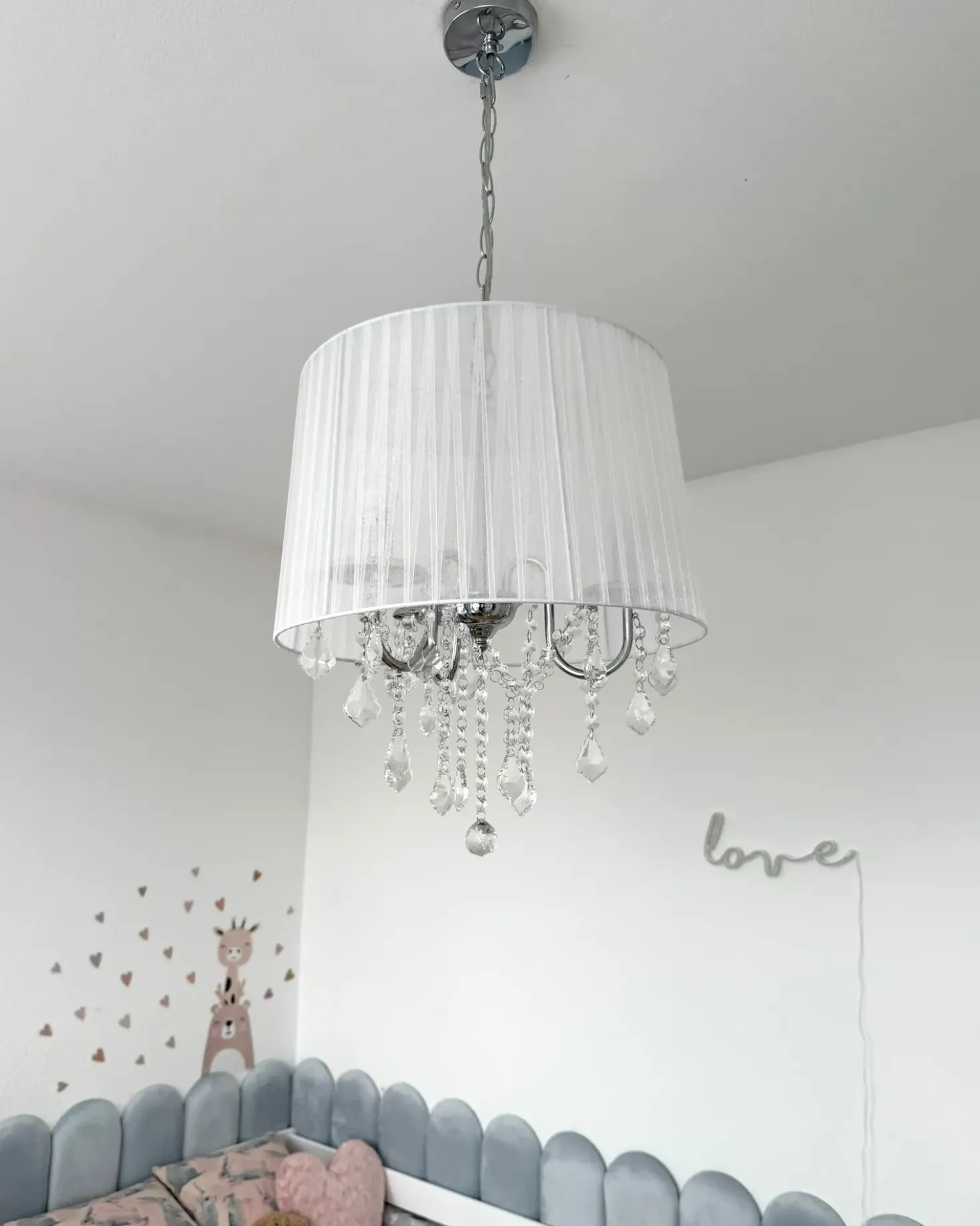 Lampadario EVANS Bianco