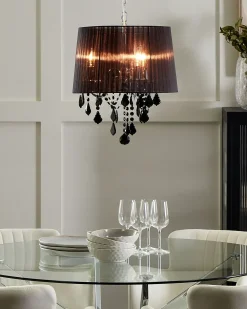 Lampadario EVANS Nero
