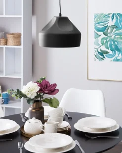 Lampadario EVINOS Metallo Nero