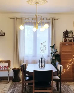 Lampadario FORBES Metallo Oro