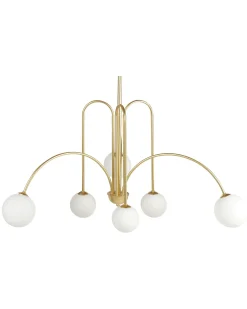 Lampadario FORBES Metallo Oro