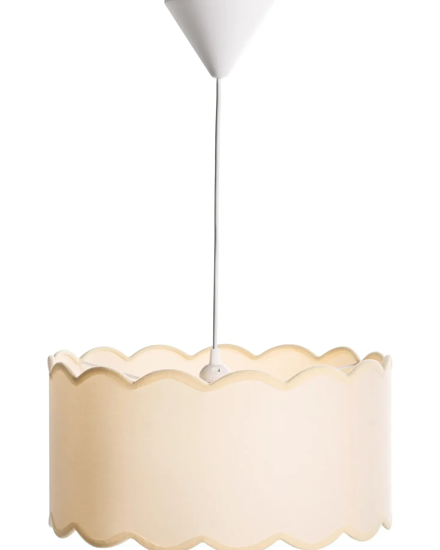 Lampadario GAIREZI Metallo Bianco/Beige