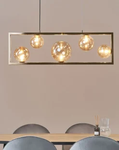 Lampadario GEEHI Metallo Ottone