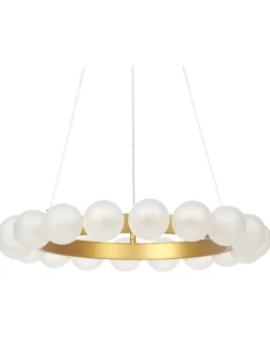 Lampadario GEORGES Metallo Oro