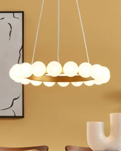 Lampadario GEORGES Metallo Oro