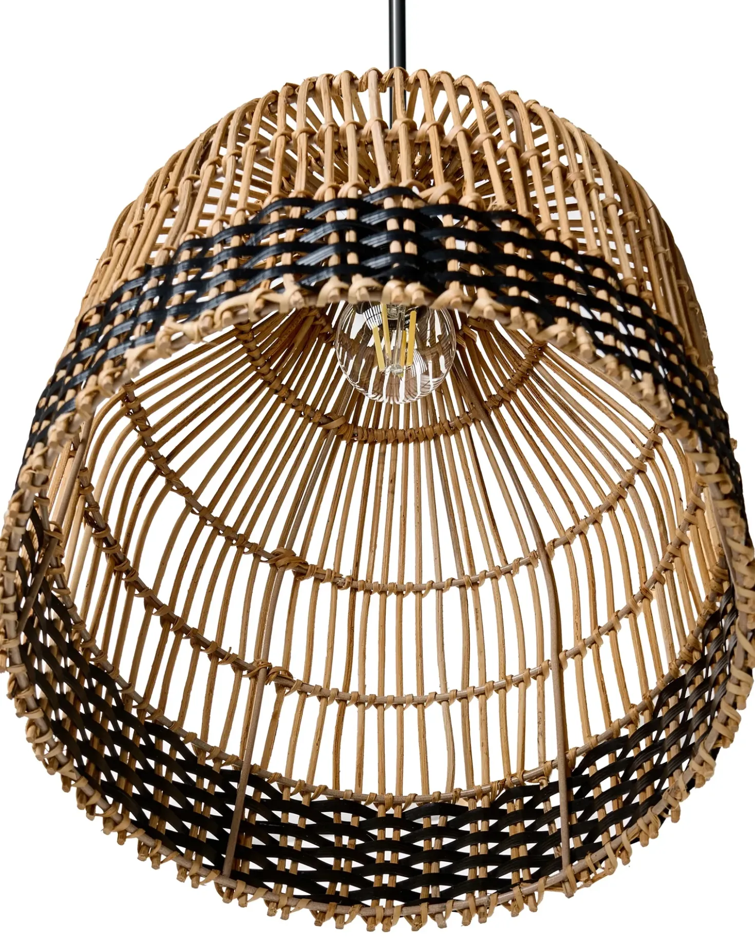 Lampadario GILO Rattan Naturale